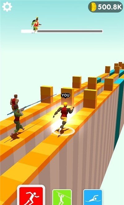 奥林匹克跑步竞赛3D游戏
